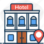 accommodation, building location, hotel, hotel location, location, motel location, tracking hotel 