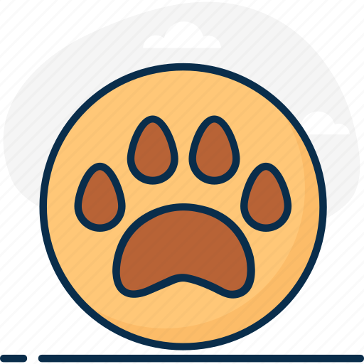 Animal feet, cat paw, dog paw, footprint, forepaw, paw icon - Download on Iconfinder