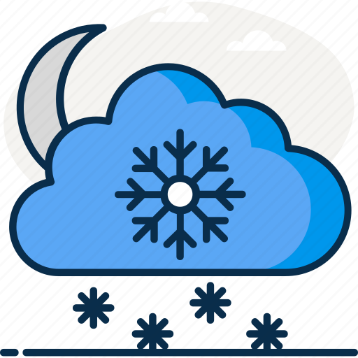 Cold night, night, night sky, nighttime, weather forecast, winter, winter night icon - Download on Iconfinder