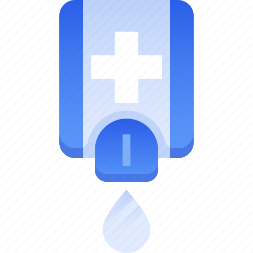 Hand, sanitizer, spot, gel, alcohol, clean icon - Download on Iconfinder