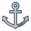 anchor, sea 