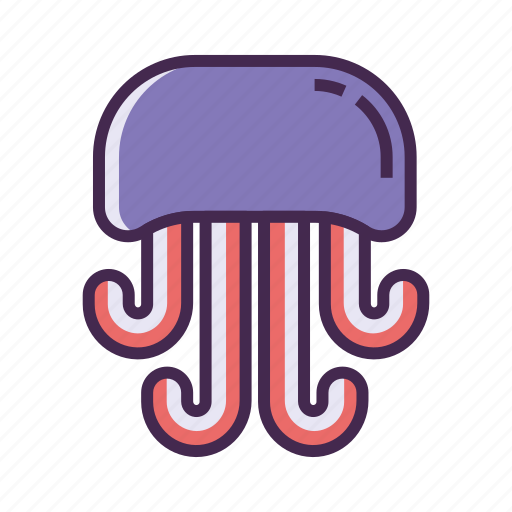 Jellyfish, ocean animal, sea animal icon - Download on Iconfinder
