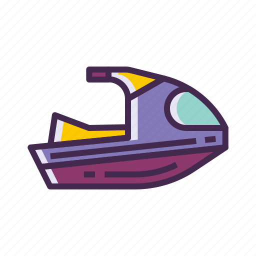 Jet, jet ski, motorboat, ski icon - Download on Iconfinder