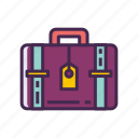 bag, baggage, luggage, portfolio, suitcase, travel