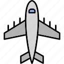 airplane, flight, plane, traveling, vacation, icon