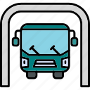 bus, underground, public, transportation, travel, vehicle, icon