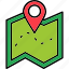 map, city, delivery, gps, location, icon 