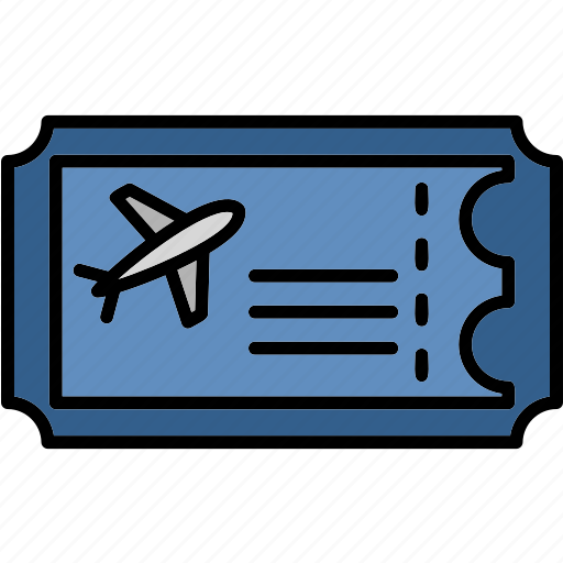 Plane, ticket, boarding, pass, flight, journey, tourist icon - Download on Iconfinder