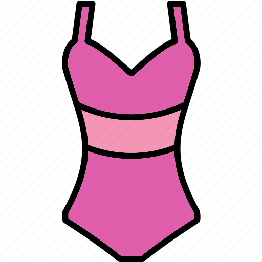 Swimsuit, bikini, piece, summer, swim, swimwear, icon icon - Download on Iconfinder
