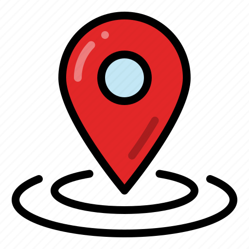 Location, pin location, pin, map pointer icon - Download on Iconfinder