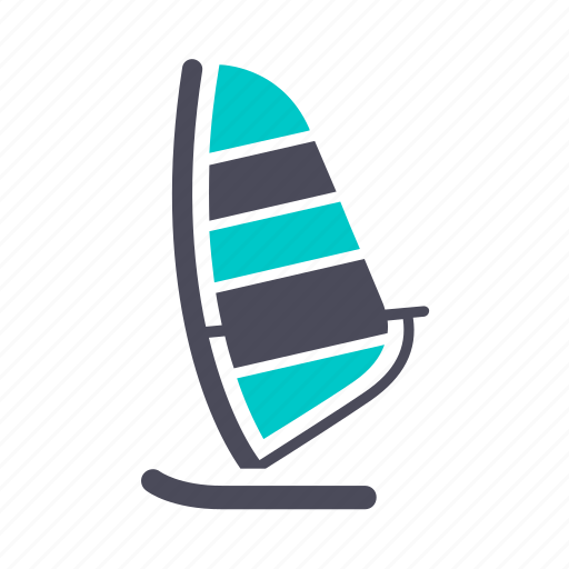 Sailing, sport, travel, vacation, water, windsurfing icon - Download on Iconfinder