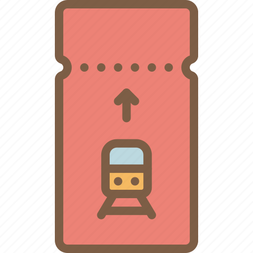 Journey, ticket, tourist, train, transport, travel icon - Download on Iconfinder
