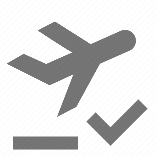 Departure, airplane, check, plane, select icon - Download on Iconfinder