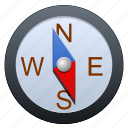compass, arrow, direction, flag, gps, location, map, marker, navigation, pin, point, pointer, tag, travel, browser, earth, gauge, geography, instrument, measurement, navigate, north, road, safari, sailing, south, target, web, world