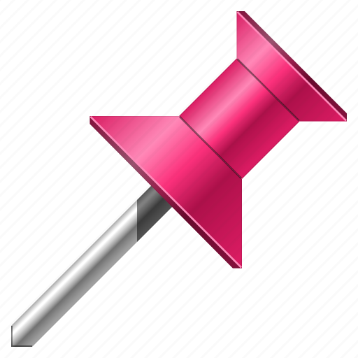 Pin, pink, arrow, direction, flag, gps, location icon - Download on Iconfinder