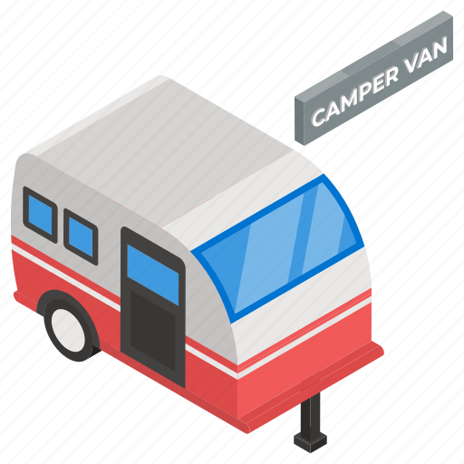 Camper van, caravan, conveyance, transport, vanity van icon - Download on Iconfinder