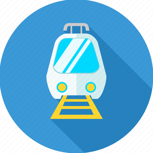 Rail, railway, railway station, train, metro, tram, tramway icon - Download on Iconfinder