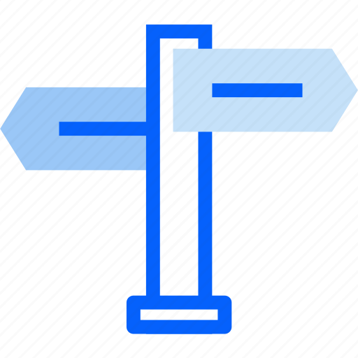 Sign, direction, guide, location, navigation, travel, mark icon - Download on Iconfinder