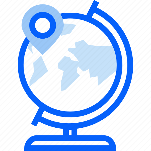 Travel, direction, destination, globe, vacation, location, place icon - Download on Iconfinder