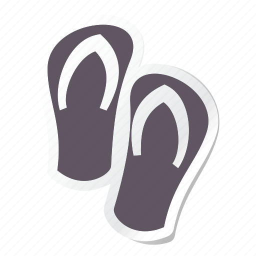 Camping, holidays, tourism, travel, trip, vacation, flip flop icon ...