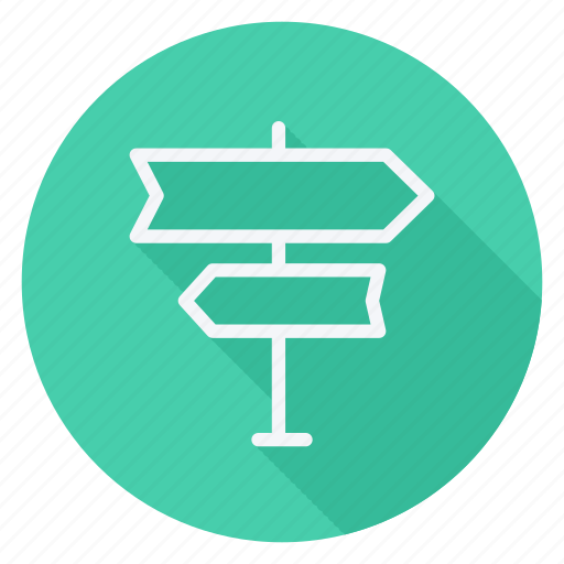 Tourism, travel, vacation, directions arrows, left, location, right icon - Download on Iconfinder