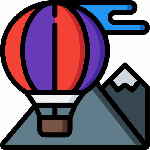 Air, balloon, hot, journey, tourist, transport, travel icon - Download on Iconfinder