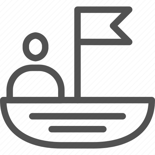 Boat, travel, user icon - Download on Iconfinder