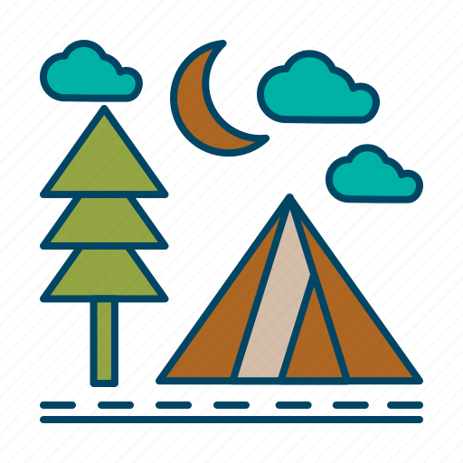 Tour, travels, camping, journey, pin location, maps, tour and travel icon - Download on Iconfinder