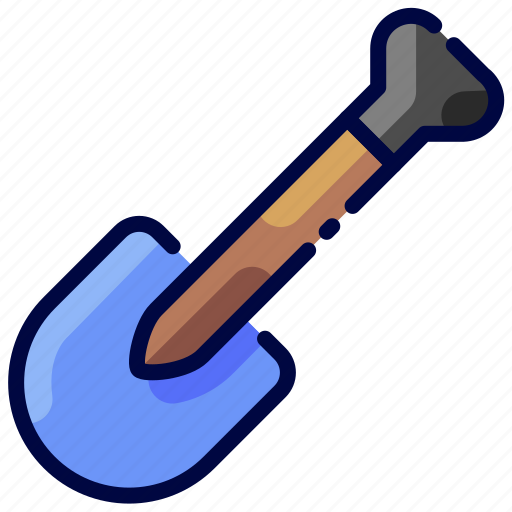 Bukeicon, camping, dig, shovel, spade, tool, travel icon - Download on Iconfinder