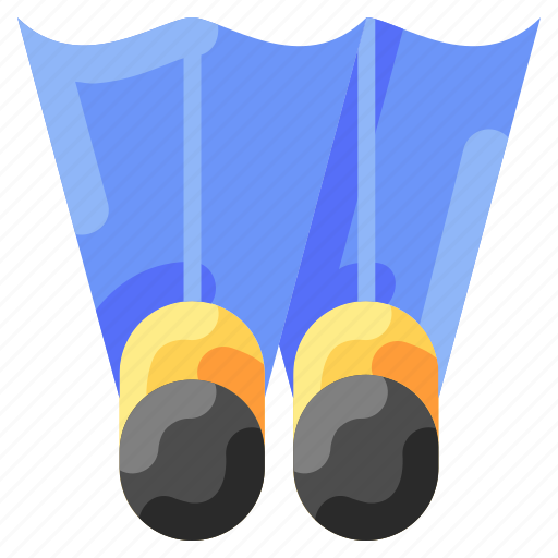 Bukeicon, diving, fins, scuba, travel icon - Download on Iconfinder