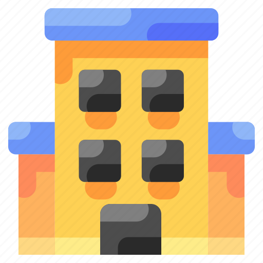 Apartment, building, bukeicon, hotel, travel, vacation icon - Download on Iconfinder
