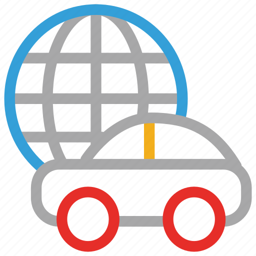 Car, globe, travel, world tour icon - Download on Iconfinder