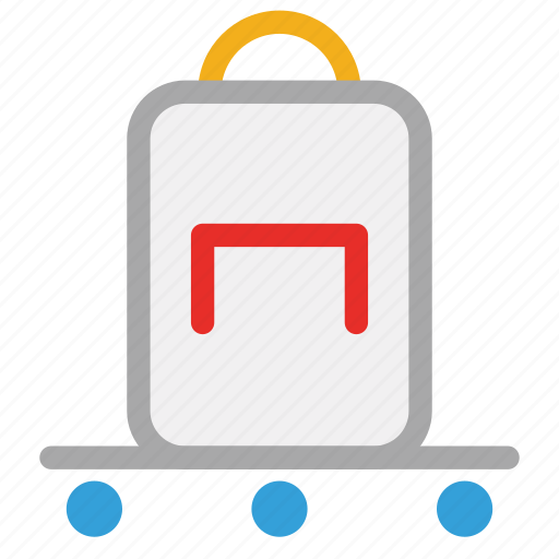 Hotel, hotel baggage cart, hotel baggage trolley, luggage cart icon - Download on Iconfinder