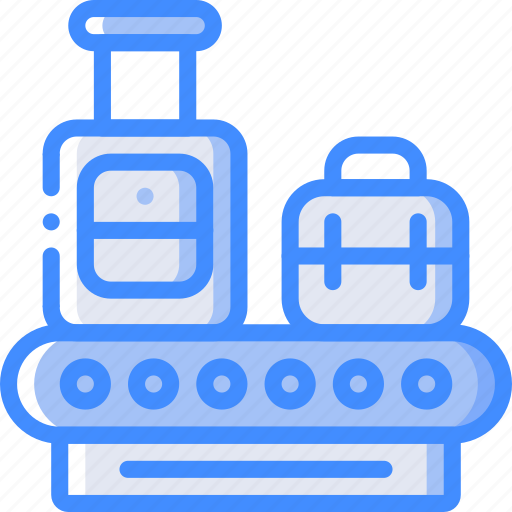 Belt, conveyor, journey, luggage, tourist, transport, travel icon - Download on Iconfinder