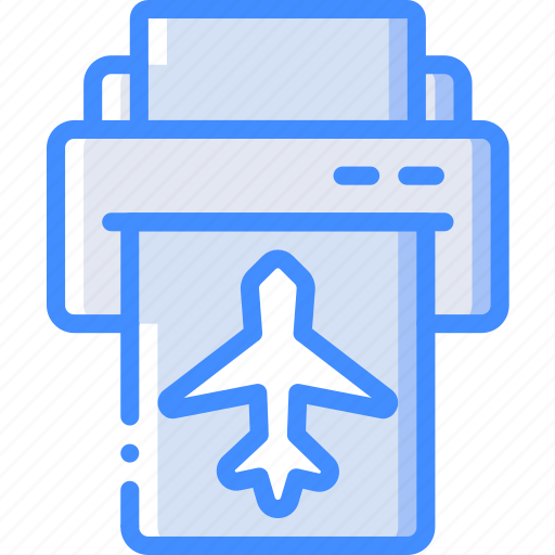 Journey, print, ticket, tourist, transport, travel icon - Download on Iconfinder