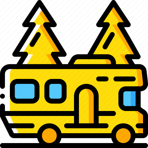 Journey, motorhome, tourist, transport, travel icon - Download on Iconfinder