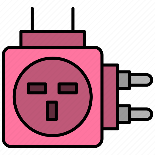 Travel, traveler, adaptor, power, charger icon - Download on Iconfinder