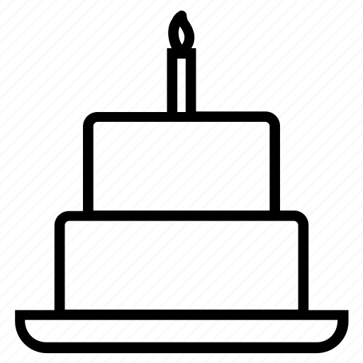 Birthday, cake, happy, anniversary, candles, decorating, eating icon - Download on Iconfinder