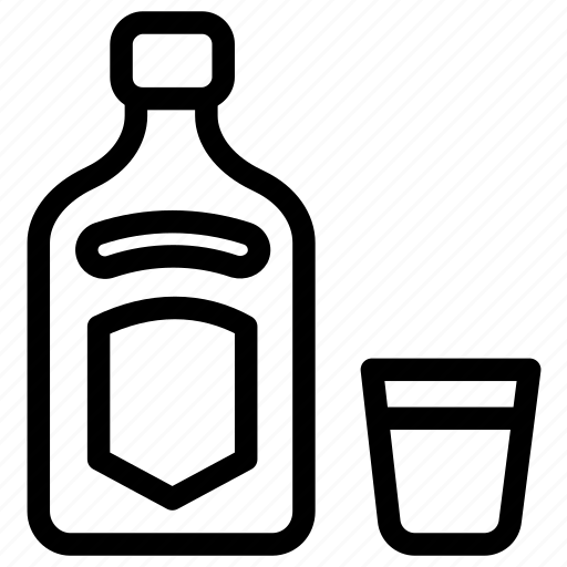 Vodka, alcohol, beverage, bottle, drink, booze, liquor icon - Download on Iconfinder