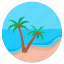 beach, resort, tropical place, holiday, island, palm 