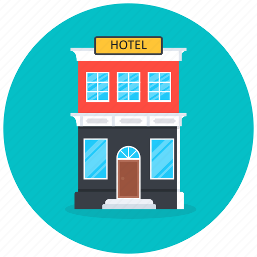 Hotel, motel, inn, lodge, apartments, flats icon - Download on Iconfinder