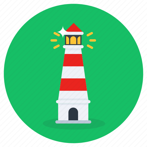 Lighthouse, lighthouse tower, tower house, sea tower, sea lighthouse icon - Download on Iconfinder