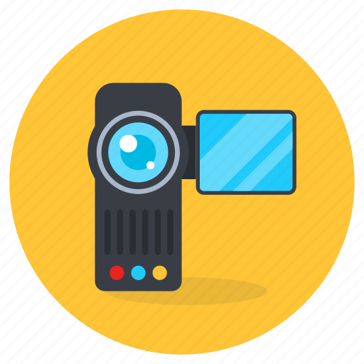 Handycam, video camera, digital camera, camcorder, video shooting icon - Download on Iconfinder