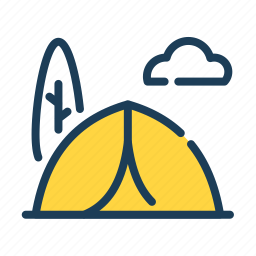 Summer, tent, nature, camping icon - Download on Iconfinder