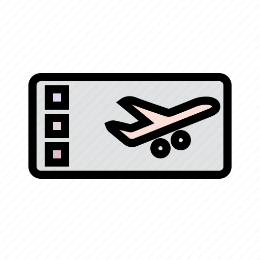 Flight ticket, holiday, ticket, travel, vacation icon - Download on Iconfinder