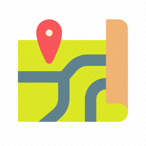 Map, location, navigate, road icon - Download on Iconfinder
