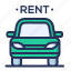 car, rent, service, vehicle 