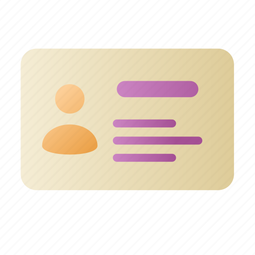 Identification, card, identity icon - Download on Iconfinder