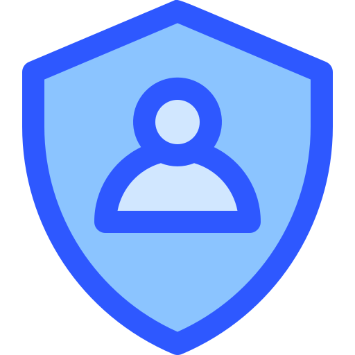 Ui, interface, profile protection, shield, security, user icon - Free download