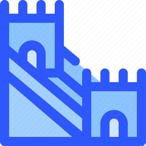 Landmark, monument, building, great wall, beijing, china icon - Download on Iconfinder